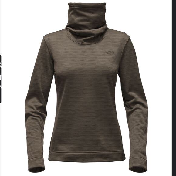 THE NORTH FACE women’s green medium novelty glacier fleece pullover active fit - Picture 12 of 12